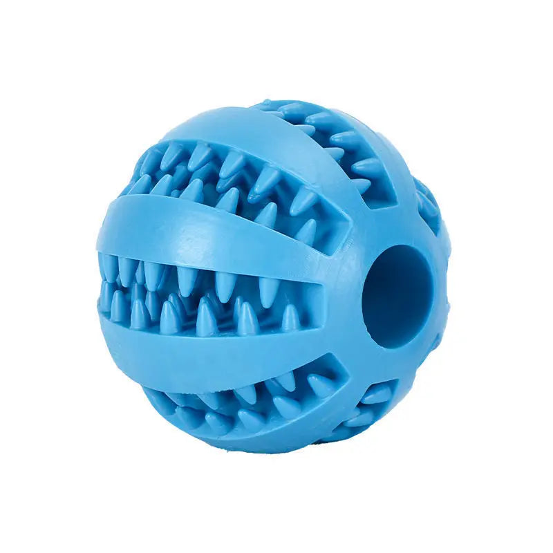 Natural Rubber Tooth Cleaning Treat Ball - Extra-tough Interactive Elasticity