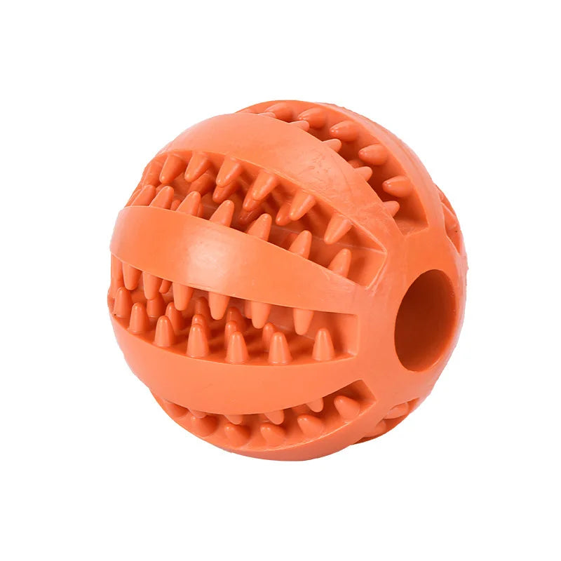 Natural Rubber Tooth Cleaning Treat Ball - Extra-tough Interactive Elasticity