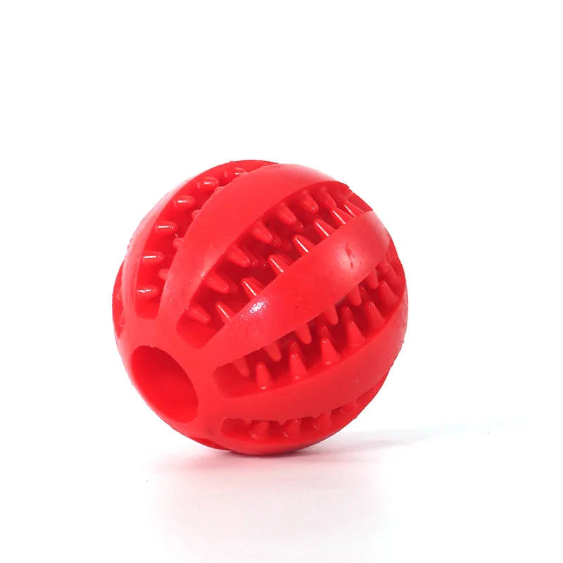 Natural Rubber Tooth Cleaning Treat Ball - Extra-tough Interactive Elasticity