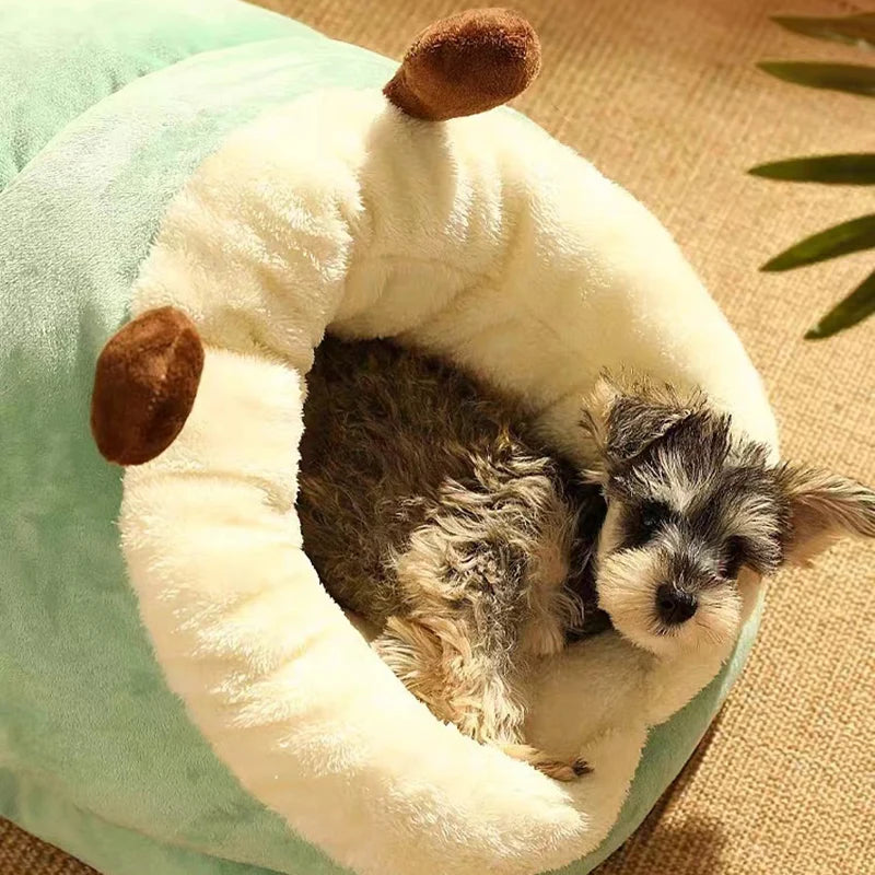 Breathable Slippers Shaped Dog House, Foldable & Washable