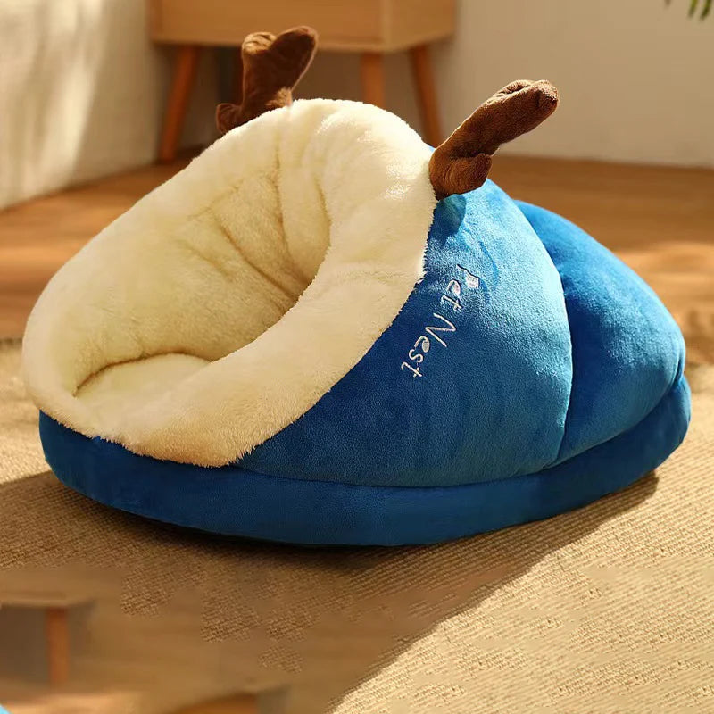 Breathable Slippers Shaped Dog House, Foldable & Washable