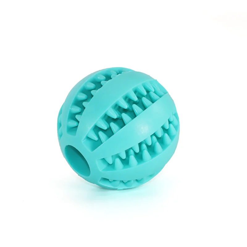 Natural Rubber Tooth Cleaning Treat Ball - Extra-tough Interactive Elasticity