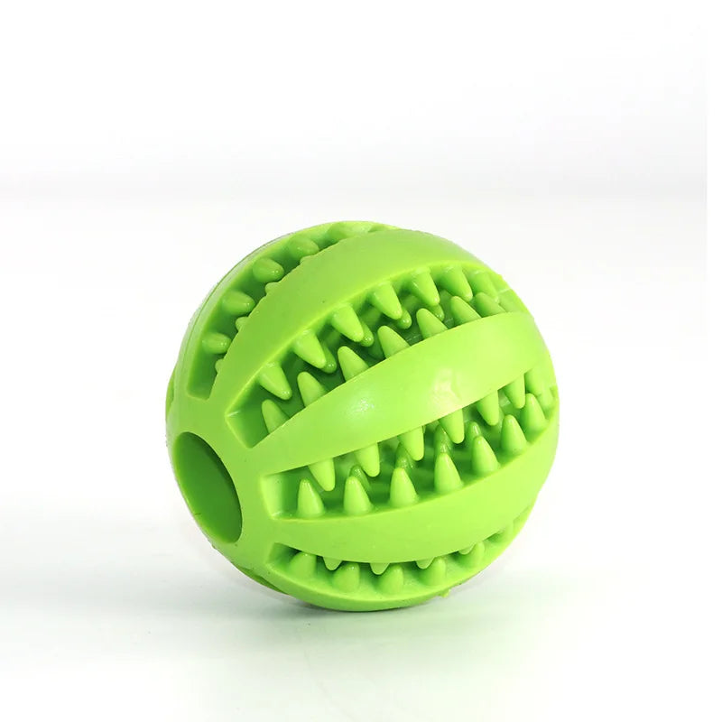 Natural Rubber Tooth Cleaning Treat Ball - Extra-tough Interactive Elasticity